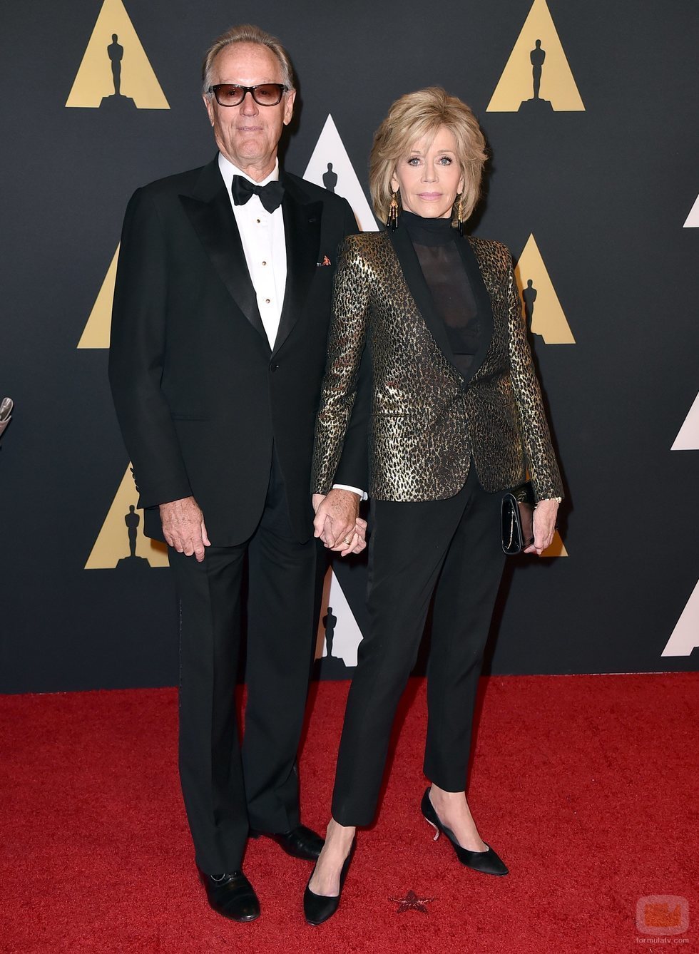 Peter y Jane Fonda en los premios Oscar
