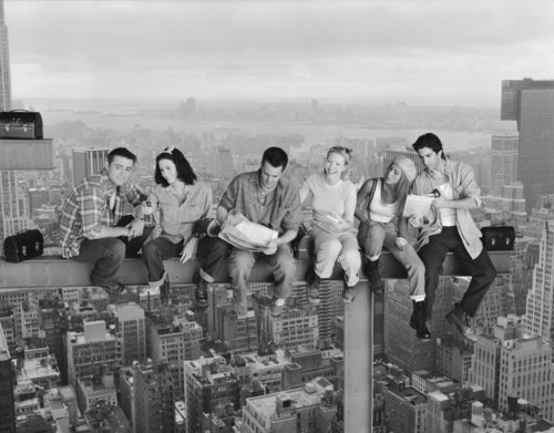 Los protagonistas de 'Friends' en lo alto de los rascacielos de Nueva York