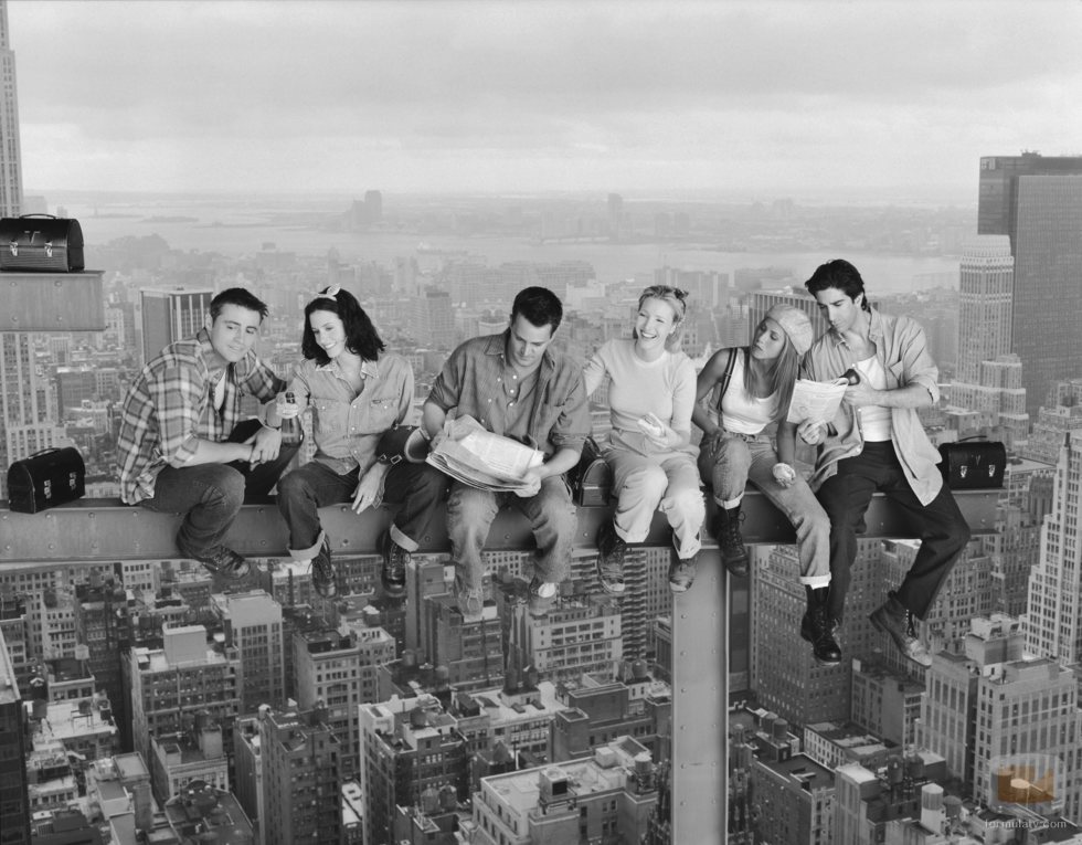 Los protagonistas de 'Friends' en lo alto de los rascacielos de Nueva York