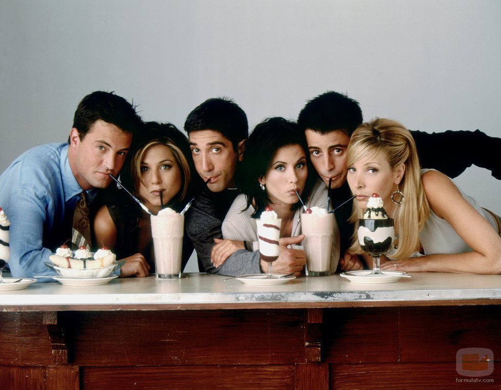 Los protagonistas de 'Friends' en una imagen promocional