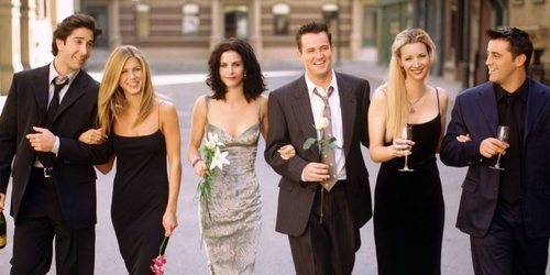 Los actores de 'Friends' pasean por la calle