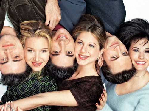 Los protagonistas de 'Friends' en primer plano