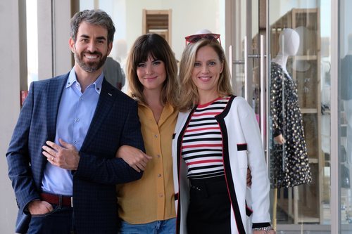 Daniel Muriel, Cristina Abad y María Molins en 'Servir y proteger'