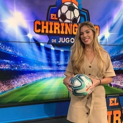 Andrea Borreguero, reportera de 'El Chiringuito de Jugones'