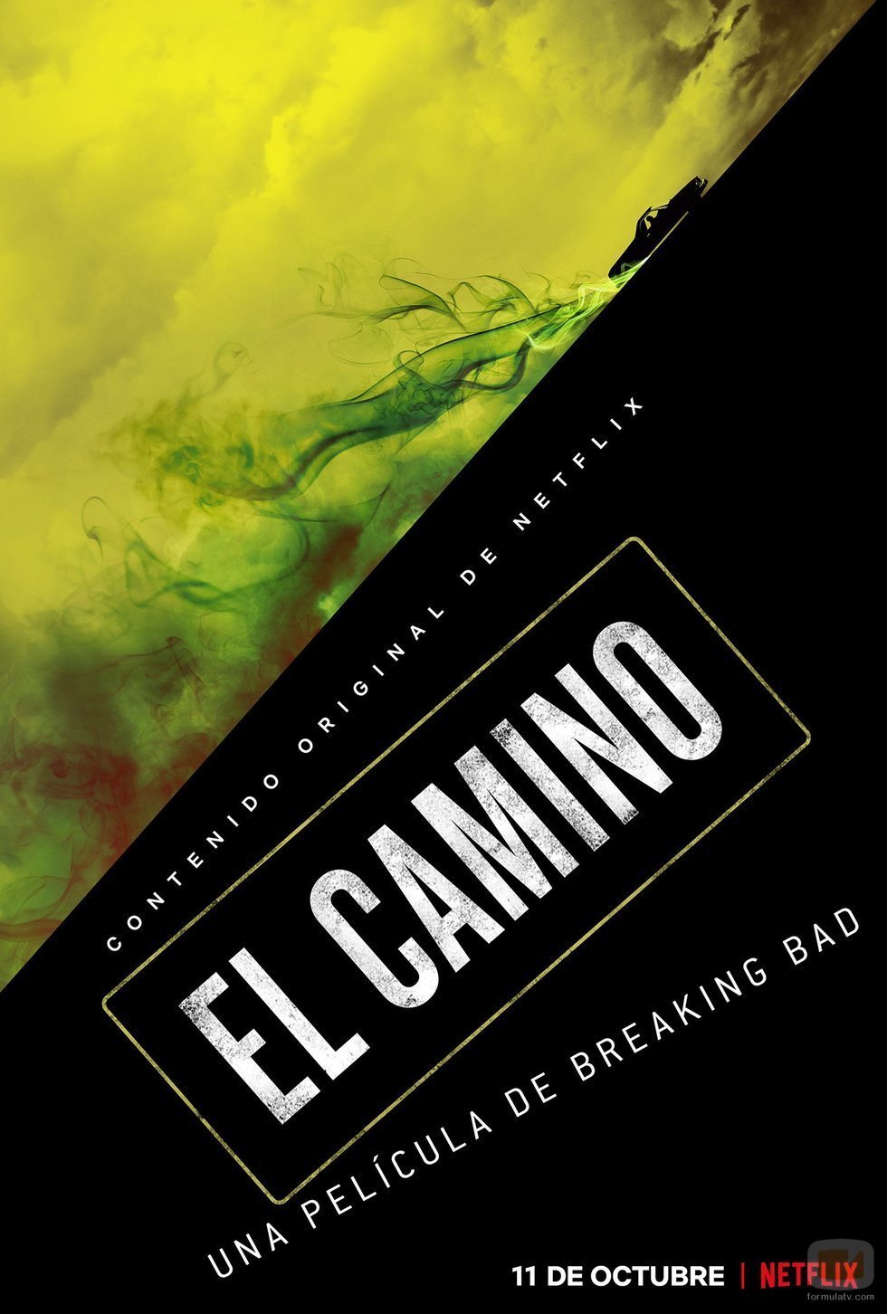 Póster oficial de "El Camino: Una película de Breaking Bad"