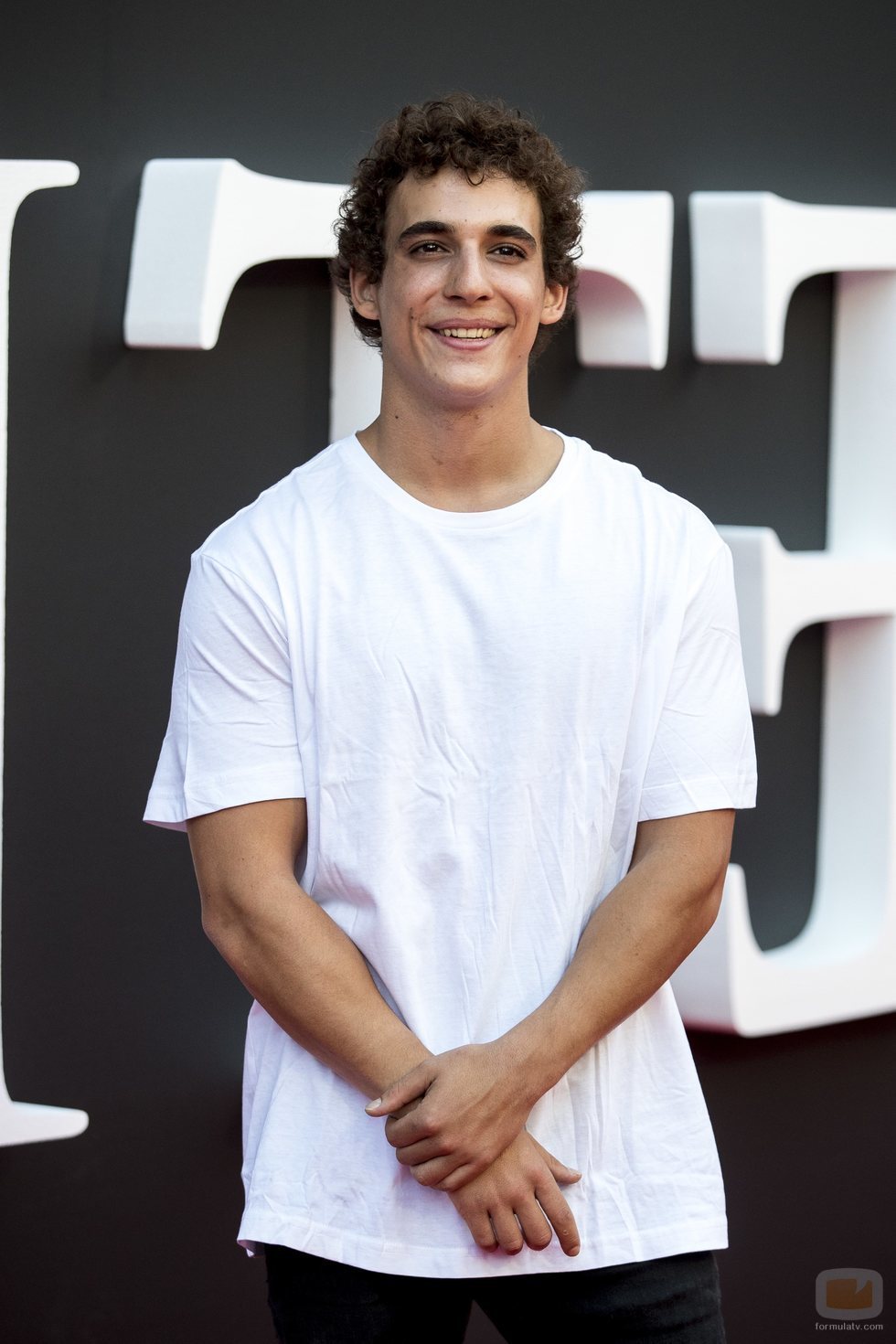 Miguel Herrán en el estreno de la segunda temporada de 'Élite'