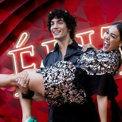 Jorge López y Danna Paola en el estreno de la segunda temporada de 'Élite'