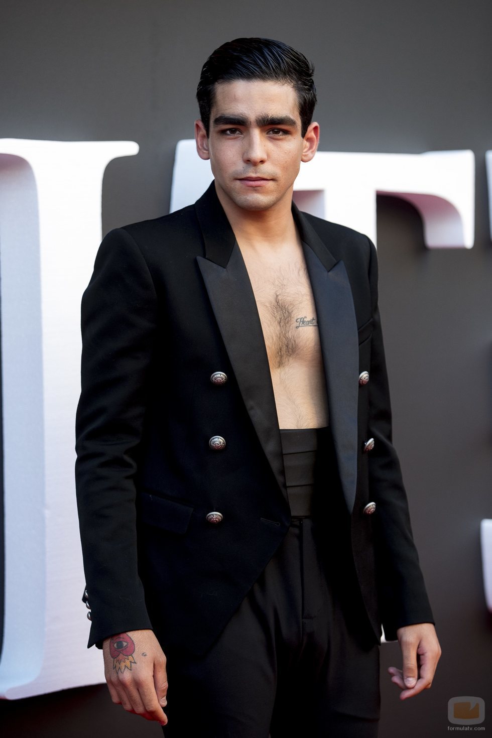 Omar Ayuso en el estreno de la segunda temporada de 'Élite'
