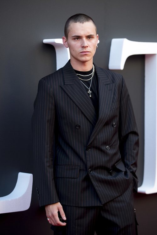 Arón Piper en el estreno de la segunda temporada de 'Élite'