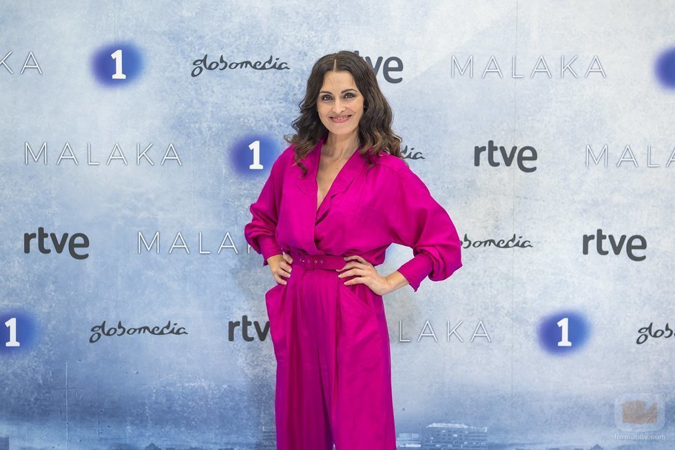 Susana Córdoba en la presentación de 'Malaka'