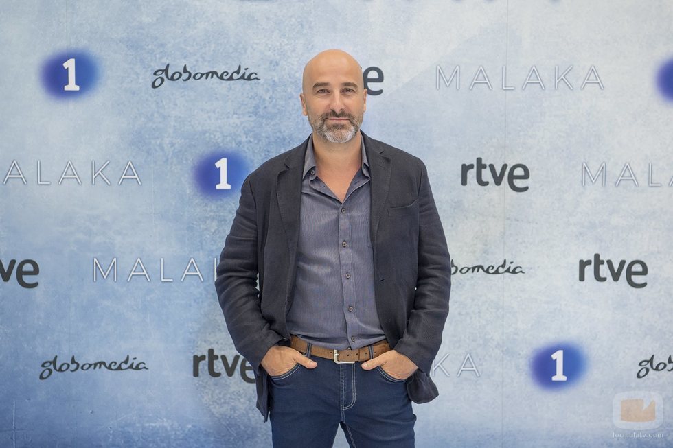 Antonio Gil en la presentación de 'Malaka'