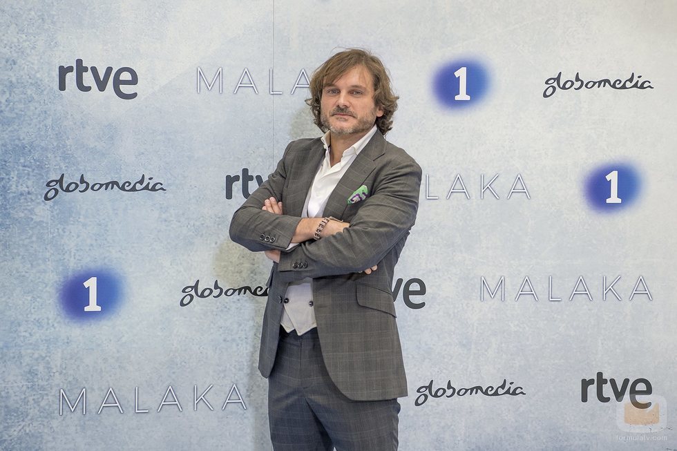 Salva Reina en la presentación de 'Malaka'