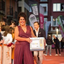 Laura Baena en la premiere de 'Malaka'