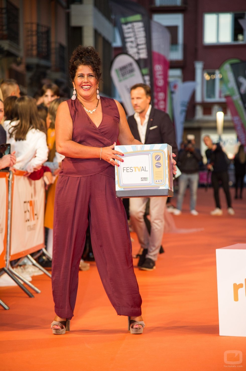 Laura Baena en la premiere de 'Malaka'