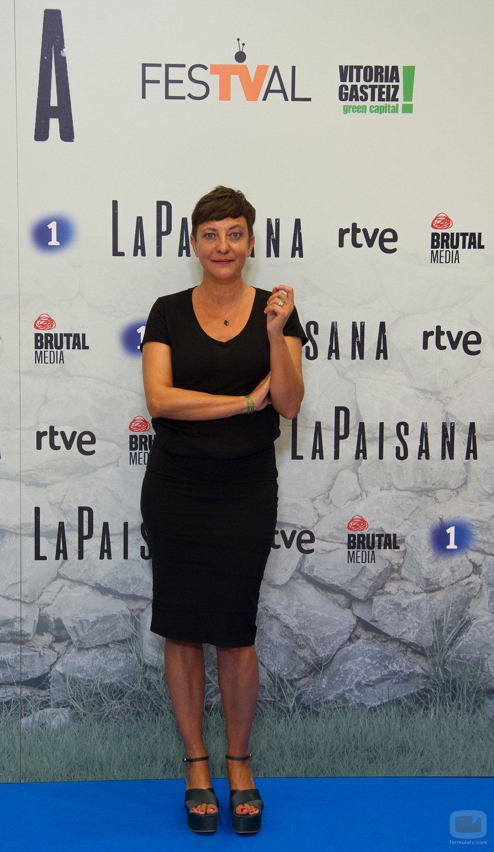 Eva Hache en el photocall de 'La Paisana'