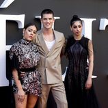 Danna Paola, Miguel Bernardeau y Mina El Hammani en el estreno de la segunda temporada de 'Élite'