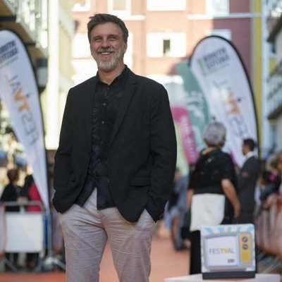 Armando del Río en la presentación de 'El nudo'