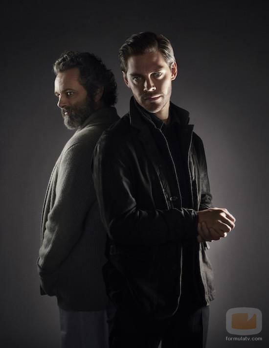 Michael Sheen y Tom Payne en 'Prodigal Son'