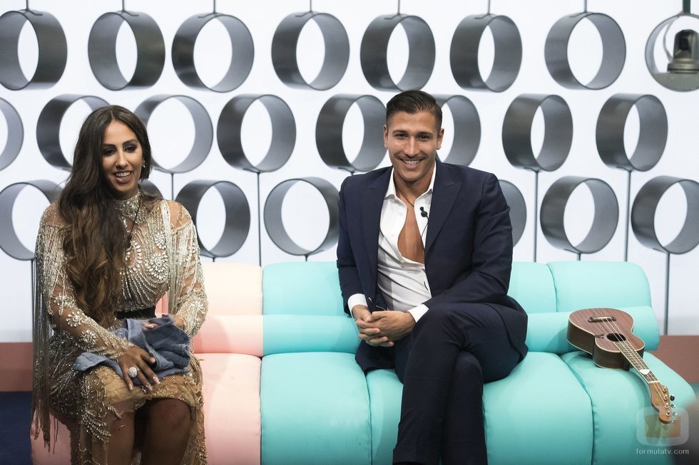 Noemí Salazar y Gianmarco Onestini en la Gala 1 de 'GH VIP 7'
