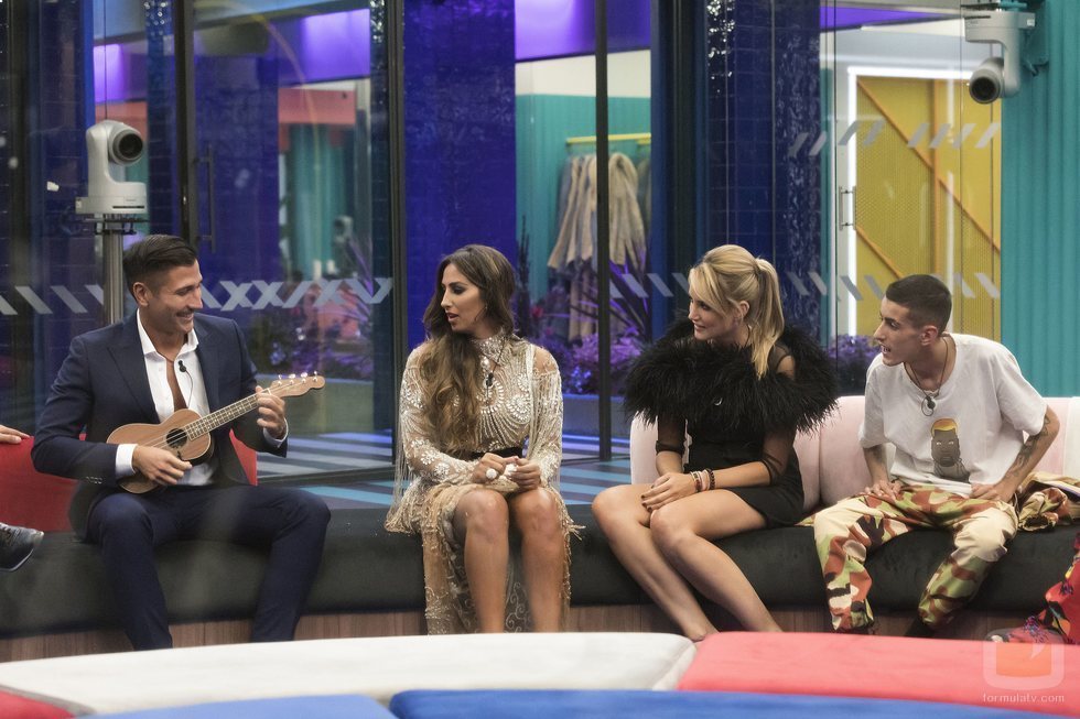 Gianmarco Onestini, Noemí Salazar, Alba Carrillo y El Cejas en 'GH VIP 7'