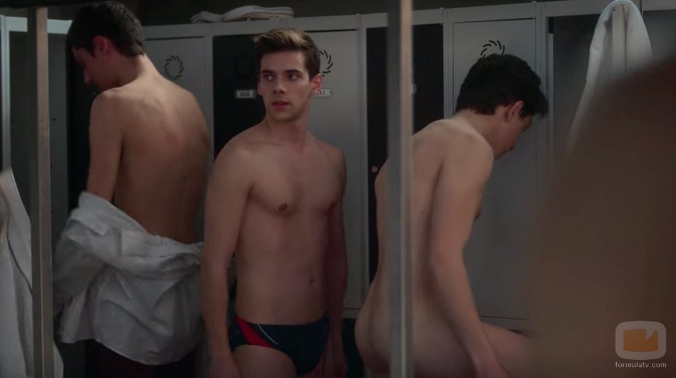 Álvaro Rico de 'Élite' en bañador