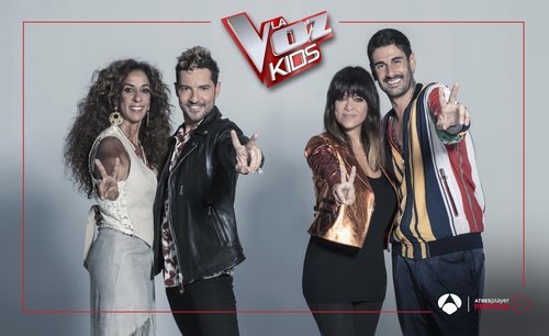 Coaches de 'La Voz Kids', en Antena 3