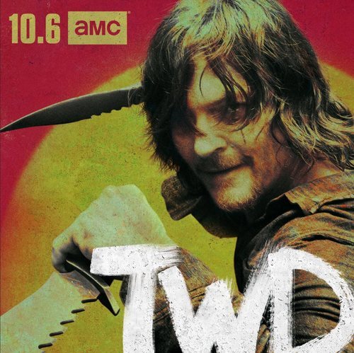 Daryl Dixon, en un póster promocional de la temporada 10 de 'The Walking Dead'