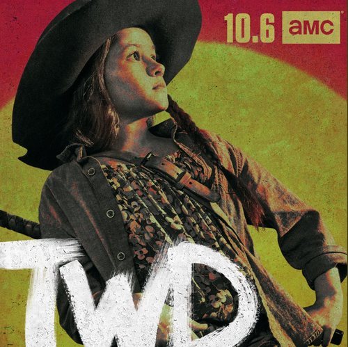 Judith Grimes, en un póster promocional de la temporada 10 de 'The Walking Dead'