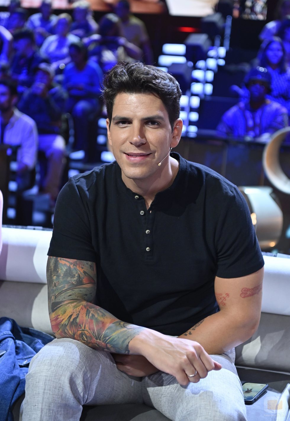Diego Matamoros en el plató de 'GH VIP 7'