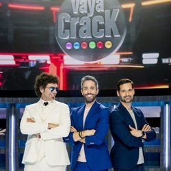 Roberto Leal, Pablo Ibáñez y Luis Quevedo en 'Vaya crack'