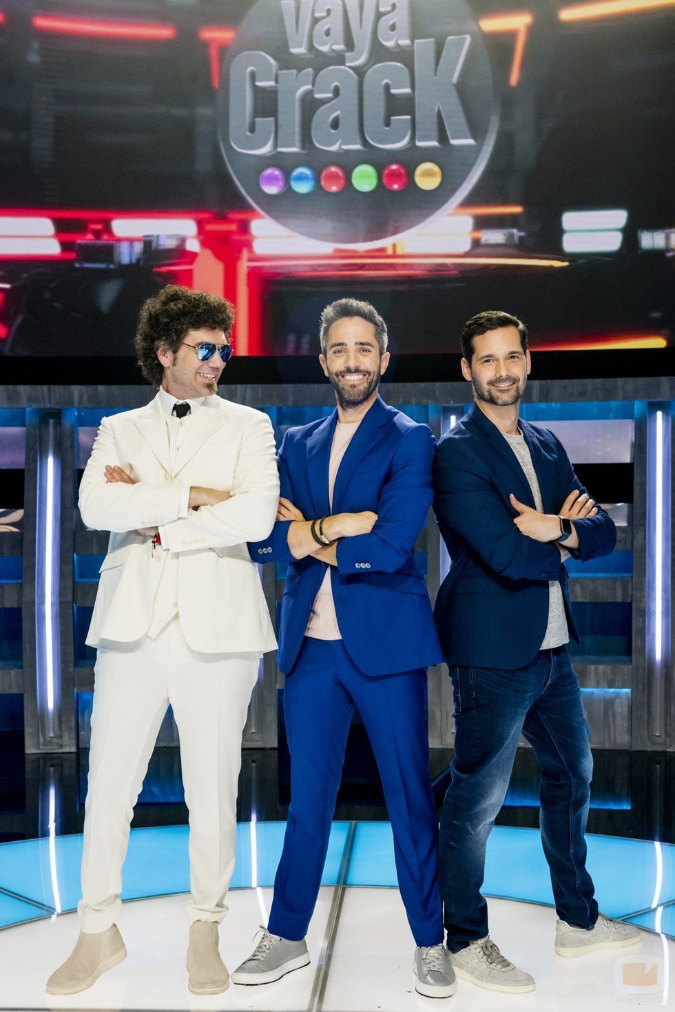 Roberto Leal, Pablo Ibáñez y Luis Quevedo en 'Vaya crack'