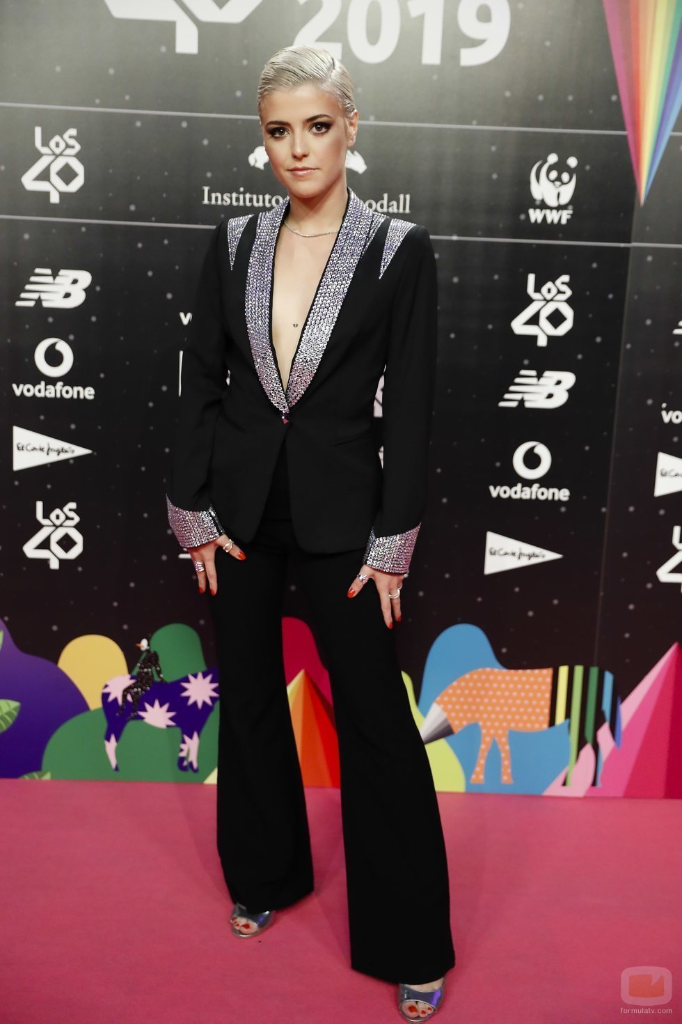 Alba Reche en la cena de nominados de Los40 Music Awards