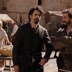 El elenco de 'Inés alma mía' en La Calahorra (Granada)