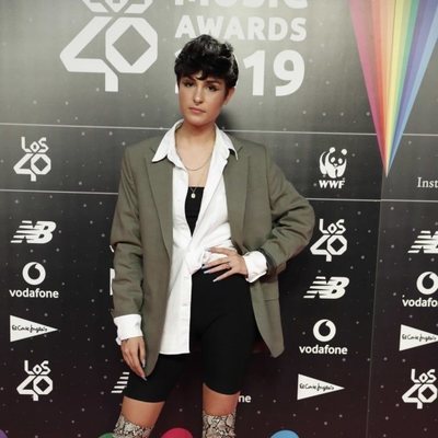 Natalia Lacunza en la cena de nominados de Los40 Music Awards 2019
