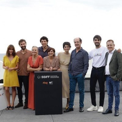 El reparto de 'Patria' en el Festival Internacional de Cine de San Sebastián