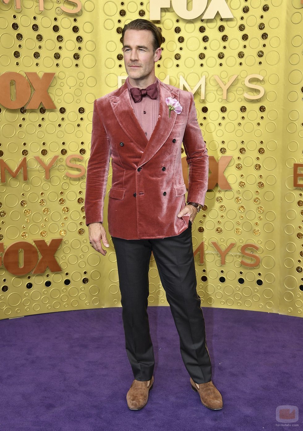 James Van Der Beek, en la alfombra roja de los Emmy 2019