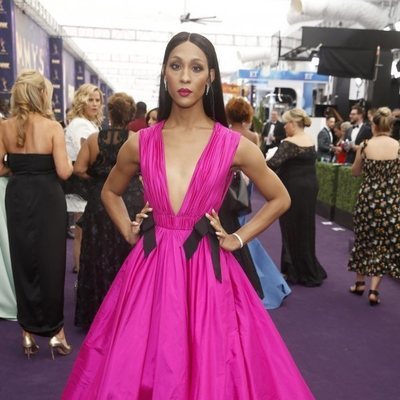 MJ Rodríguez, en la alfombra roja de los Emmy 2019