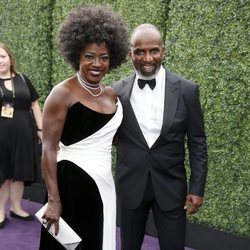 Viola Davis y Julius Tennon, en la alfombra roja de los Emmy 2019