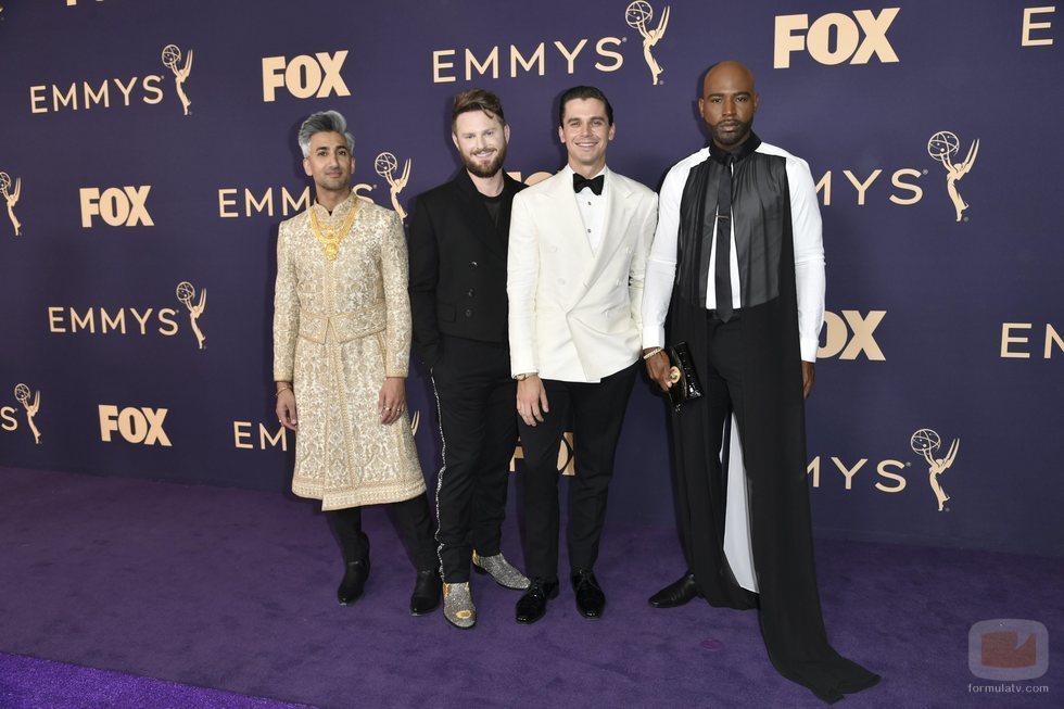 El reparto de 'Queer Eye', en la alfombra roja de los Emmy 2019