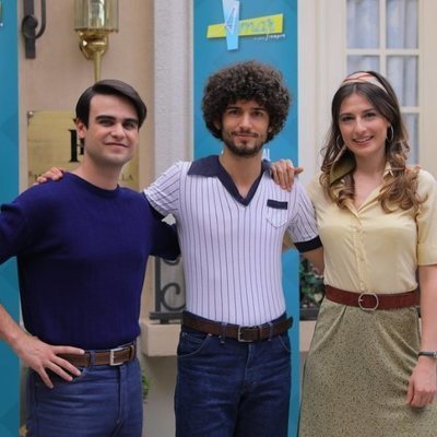 Raúl Ferrando, Juan de Vera y Alba Gutiérrez en 'Amar es para siempre'