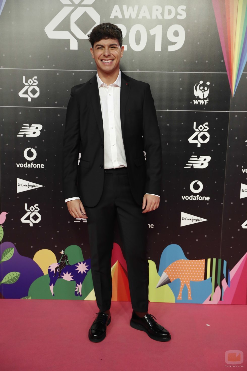 Alfred García en la cena de nominados de Los40 Music Awards 2019