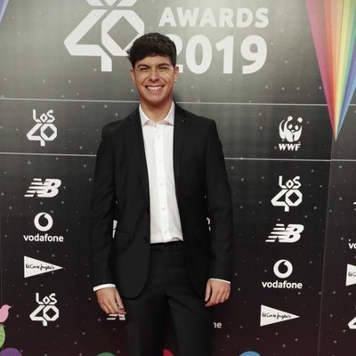 Alfred García en la cena de nominados de Los40 Music Awards 2019