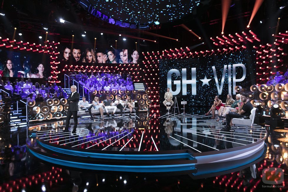 El plató de 'GH VIP 7' durante  la Gala 4