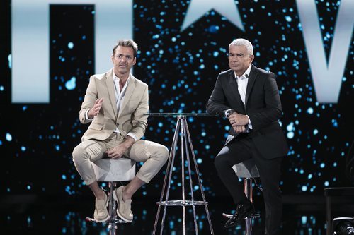 Hugo Castejón y Jorge Javier Vázquez, en la Gala 4 de 'GH VIP 7'