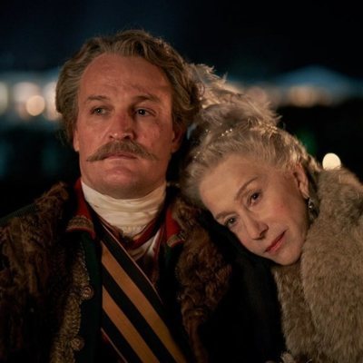 Helen Mirren y Jason Clarke en 'Catalina la Grande'