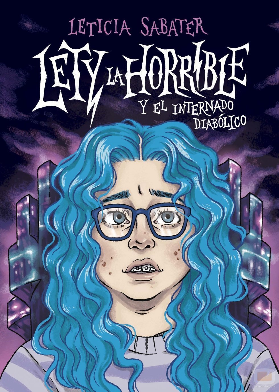 Portada de "Lety la Horrible y el Internado diabólico", la novela de Leticia Sabater