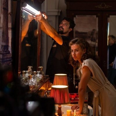 Irene Escolar, en Budapest grabando 'Dime quién soy'