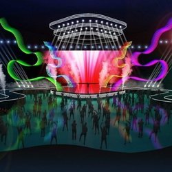 Diseño del escenario del Festival de Eurovisión Junior 2019