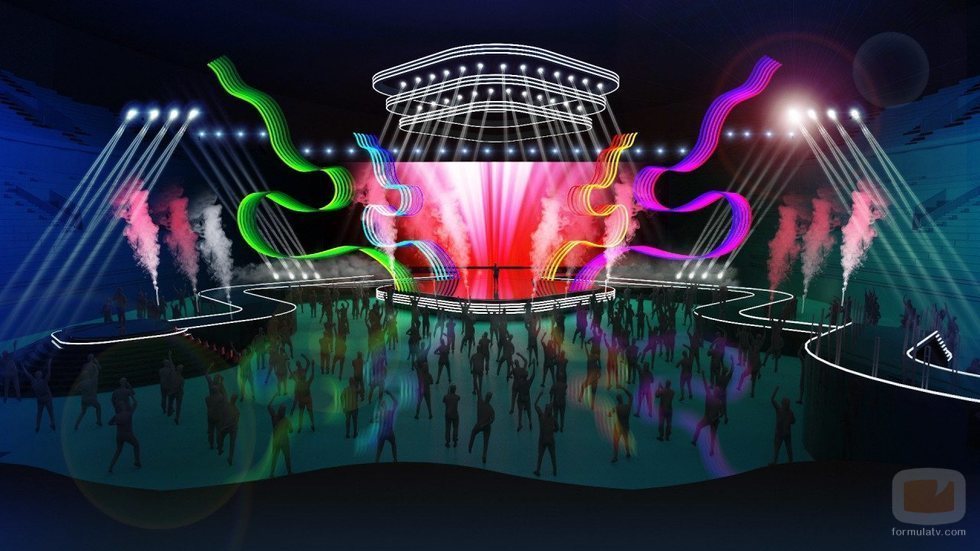 Diseño del escenario del Festival de Eurovisión Junior 2019