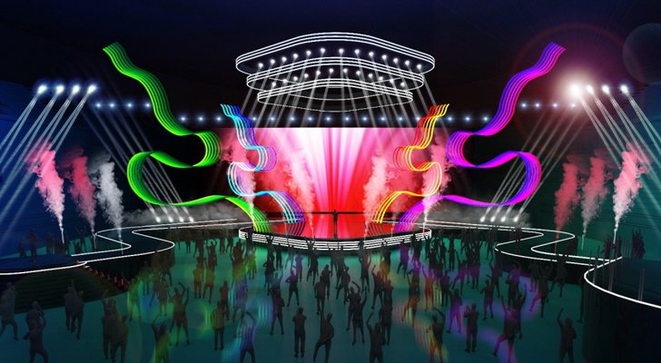 Diseño del escenario del Festival de Eurovisión Junior 2019
